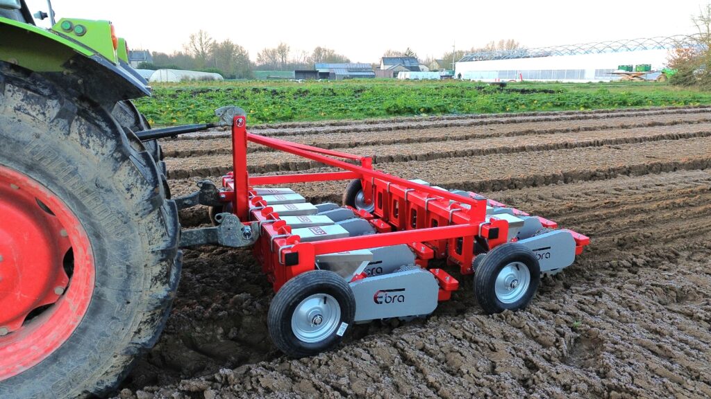 Complément pour deuxième paire de rours porteuses pour semoir Ebra MS 23 Essentiel