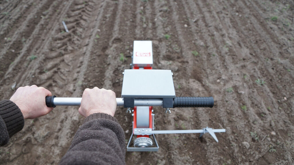 Mancheron alu déportable pour semoir Ebra