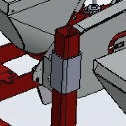 Tube coulissant pour fixation sur chape